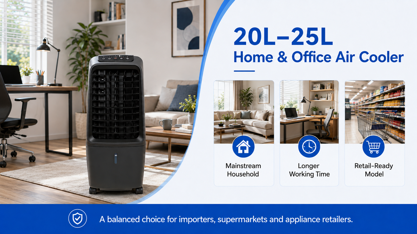 20L portable air cooler for home and office wholesale